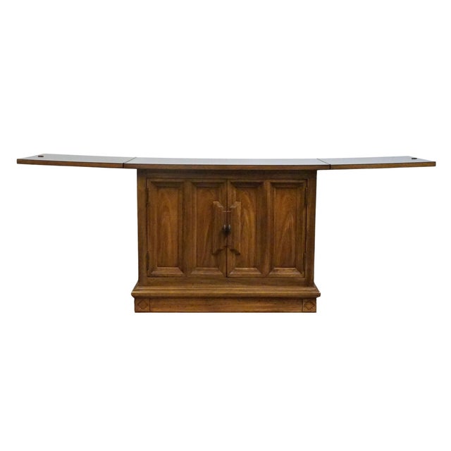 Thomasville Furniture Legendary Collection Spanish Mediterranean Style 76" Flip Top Server Buffet 3721-510 For Sale - Image 10 of 17