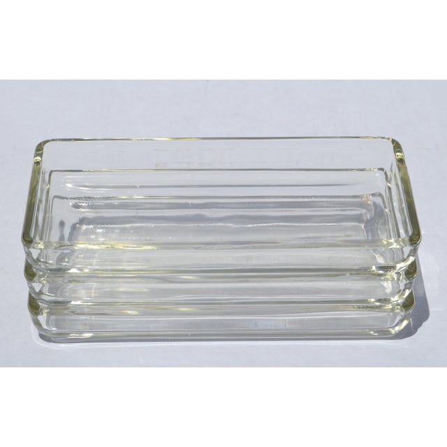 1970s Gucci Style Rectangular Murano Art Glass Serving Dish - Set of 3 For Sale - Image 12 of 12