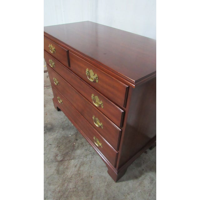 1980s 1980s Henkel Harris Cherry Dresser Designer Bachelors Chest For Sale - Image 5 of 13