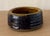 Ceramic Ring Dish in Brown and Ochre Glaze - Vintage Studio Pottery For Sale - Image 7 of 7