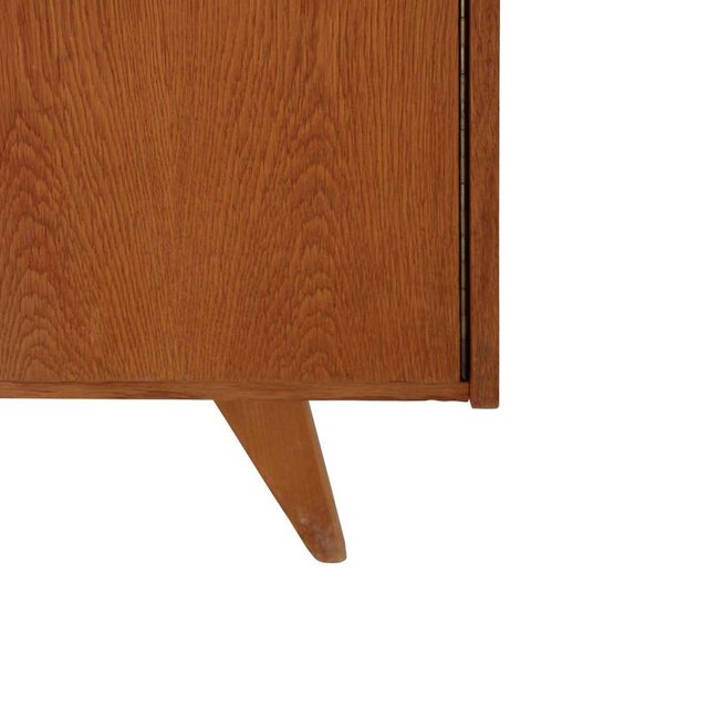 Oak Sideboard with Lacquered Drawers, Former Czechoslovakia, 1960s For Sale - Image 13 of 14
