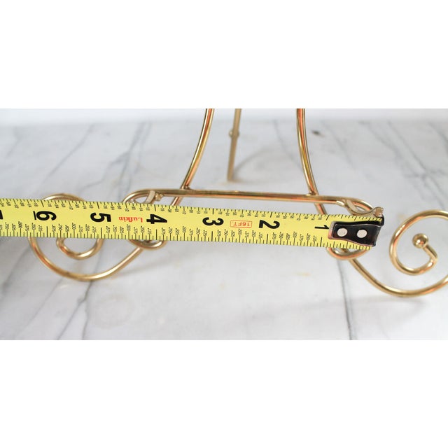 Vintage Brass Art Easel For Sale - Image 10 of 11