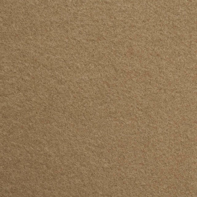 Schumacher SAMPLE - Schumacher Karla Fleeced Wool Fabric In Camel For Sale - Image 4 of 4