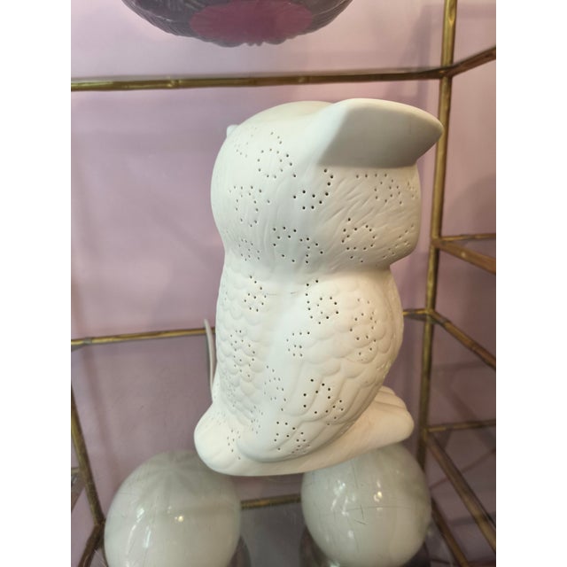 Owl-Shaped Table Lamp, 1970s For Sale - Image 4 of 6