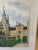 Mid 20th Century Mid 20th Century Framed French Watercolor Painting of Chateau La Roche Pot For Sale - Image 5 of 12