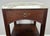 Antique French Style Walnut Bedside Table with Marble Top For Sale - Image 6 of 12