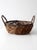 Mid 20th Century Vintage Handwoven Vine Basket With Handles For Sale - Image 5 of 14