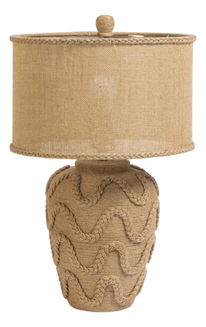 Baha Natural Bamboo Jute Table Lamp