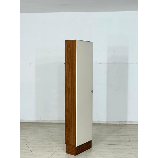 Wood East German Hallway Shoe Cabinet For Sale - Image 7 of 11