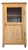 Biedermeier Farmhouse Wood Display Cabinet For Sale