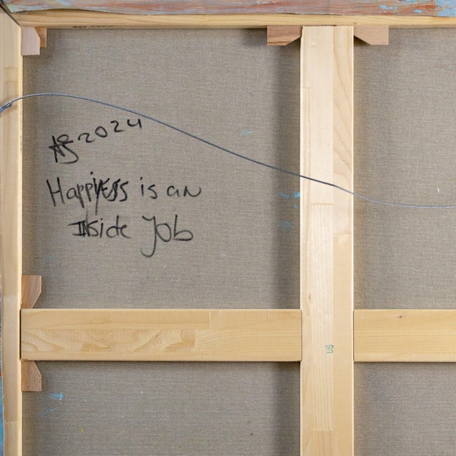 Anna Snijder, Happiness Is an Inside Job II, Acrylic on Canvas For Sale - Image 3 of 6