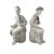20th Century Blanc De Chine Style Chinoiserie Statues - A Pair For Sale In Houston - Image 6 of 6