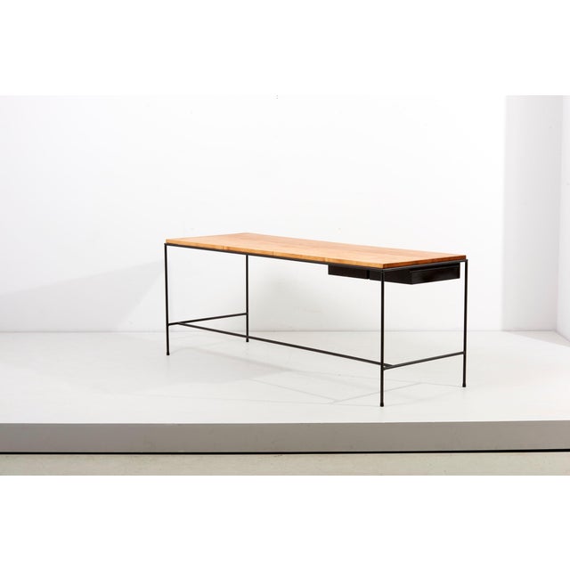 Metal Planner Group Console Table attributed to Paul McCobb for Winchendon, USA, 1950s For Sale - Image 7 of 15