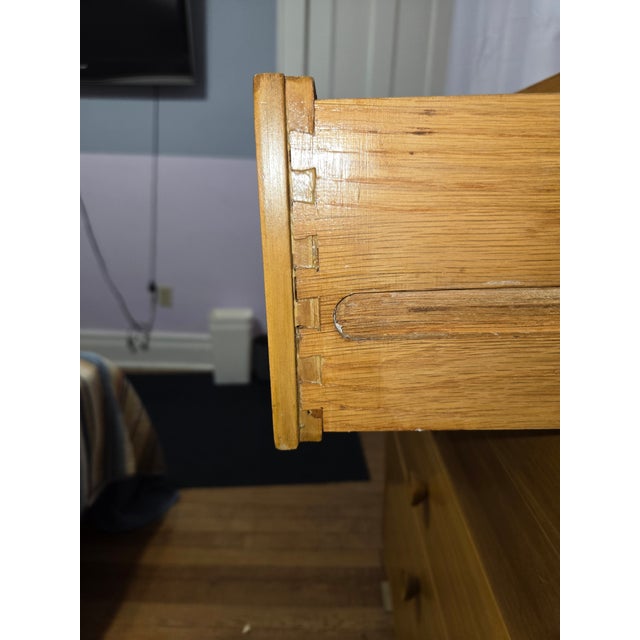 Herman Miller Mid-Century Modern Walnut Tall Dresser / Gentleman’s Chest, C. 1950s For Sale - Image 9 of 11