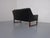 Black Mid-Century Rosewood & Leather 2-Seater Sofa by Rudolf Glatzel for Kill International, 1960s For Sale - Image 8 of 13