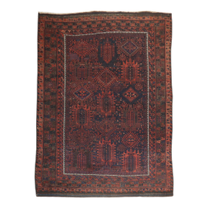 Late 19th Century Zabihi Collection Tribal Balouch Room Rug