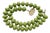 Canadian Nephrite Jade Necklace 19", With Unique Natural Herbarium Silver Clasp For Sale