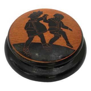 Small Art Deco Carved Box, 1920s For Sale