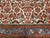 Vintage Persian Malayer Runner Rug, Hand-Knotted Wool, Geometric Pattern, 3x9, Ivory & Blue For Sale - Image 12 of 13