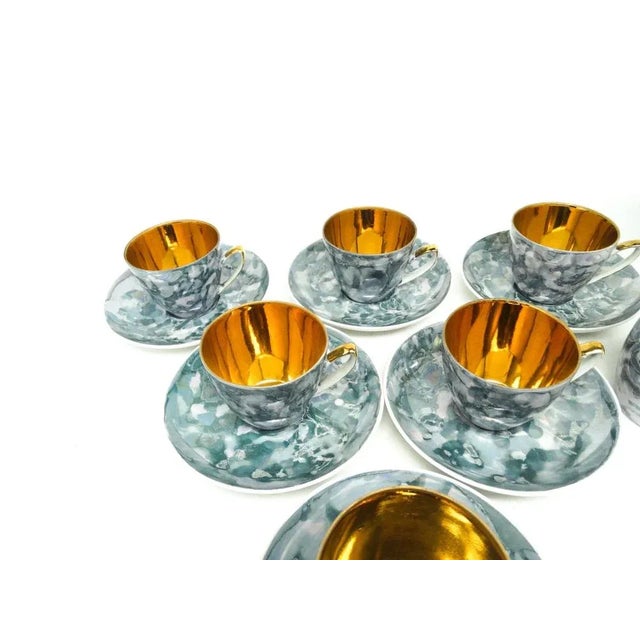 Pop-Art Coffee Set Aldona, Chodzież, Poland, 1960s, Set of 15 For Sale - Image 4 of 12