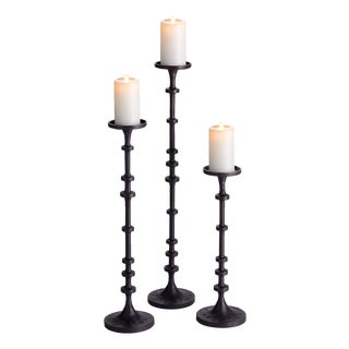 Abacus Candle Stands, Set of 3 For Sale
