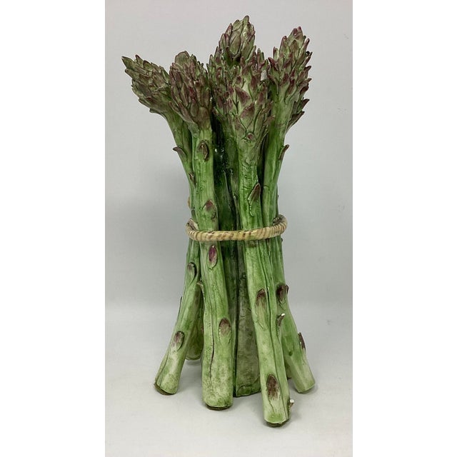 Beautiful mojalica 14 asparagus spears secured with a cord tied with a bow.