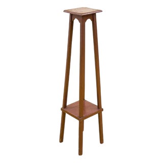 Vintage Wooden Plant Stand For Sale