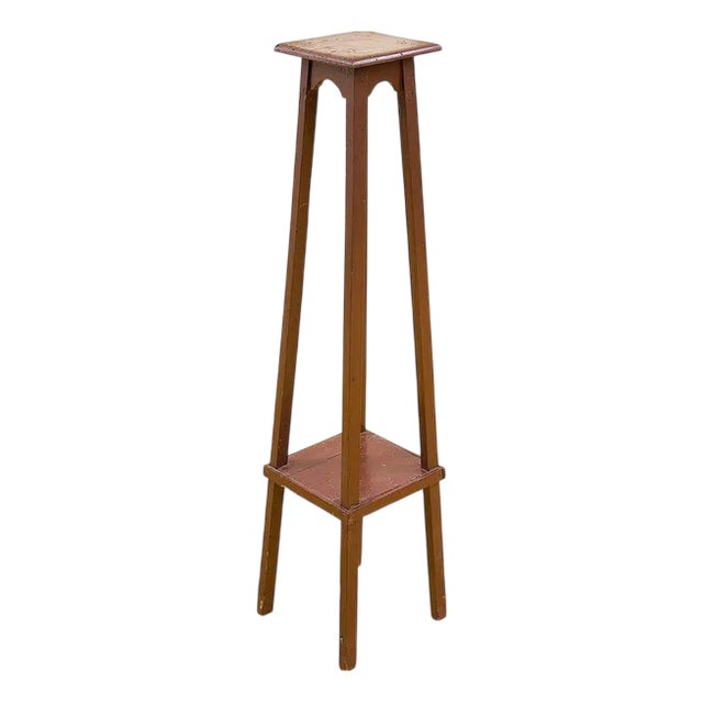 Vintage Wooden Plant Stand For Sale