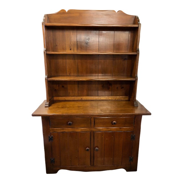 Mid 20th Century W.R.Dallas Step-Back Hutch For Sale