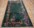 1920s Green Bamboo Floral Antique Chinese Art Deco Rug 4'2" X 7' Knotted Wool Carpet For Sale - Image 4 of 15