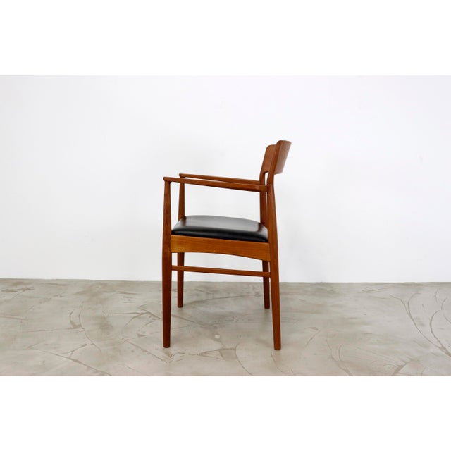 Vintage Teak Armchair by Henning Kjærnulf for Korup Stolefabrik, 1960s For Sale - Image 4 of 14