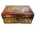 A 19th century Chinese wood and vellum document box hand painted court scene. No lock but all the hardware is bronze. The...