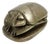 Vintage Brass Scarab Trinket Box For Sale