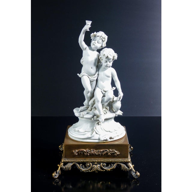 Biscuit Sculpture by Benacchio for Triad Bacchanalian Putti For Sale - Image 14 of 18