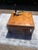 A beautifully restored vintage Lane Furniture parquet oak coffee table in warm honey tones. The parquet top features...