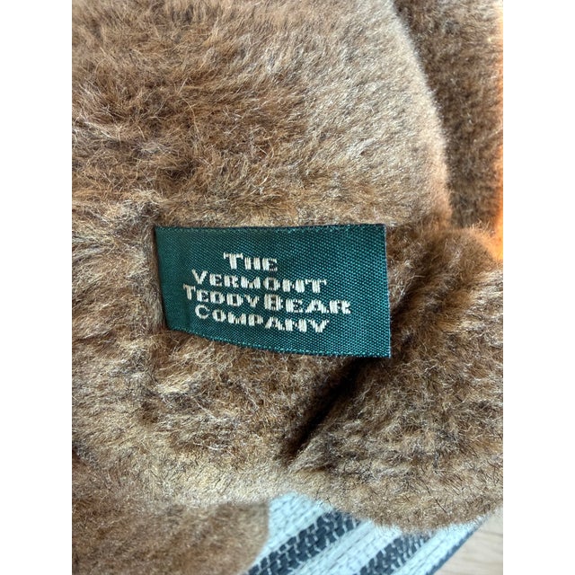Textile Large 1992 Vermont Teddy Bear Company Steiff Style For Sale - Image 7 of 9
