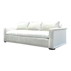 Vintage Contemporary Hickory Chair Flat Arm Sofa