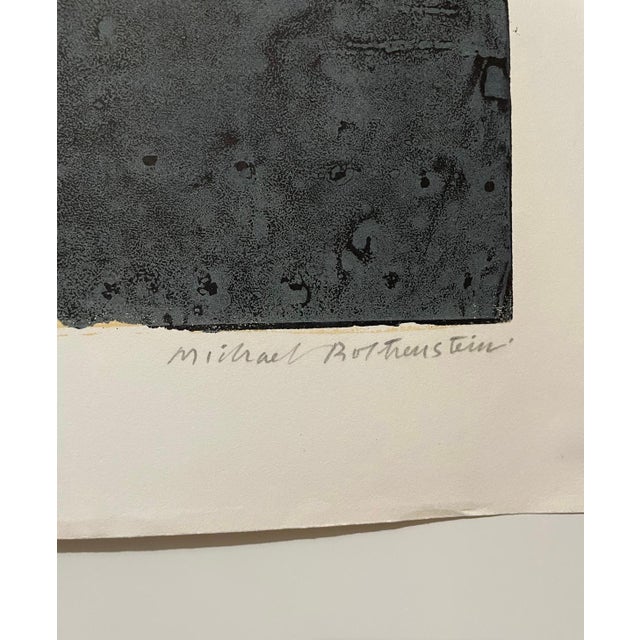 1960s Michael Rothenstein, Ra, Large Michael Rothenstein British Pop Art Color Aquatint Etching Two Circles For Sale - Image 5 of 6