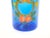 Mid-20th Century Italian Gilt and Hand-Painted Cobalt Blue Glass Apothecary Jars For Sale - Image 4 of 18