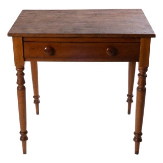 Antique Pine Worktable For Sale