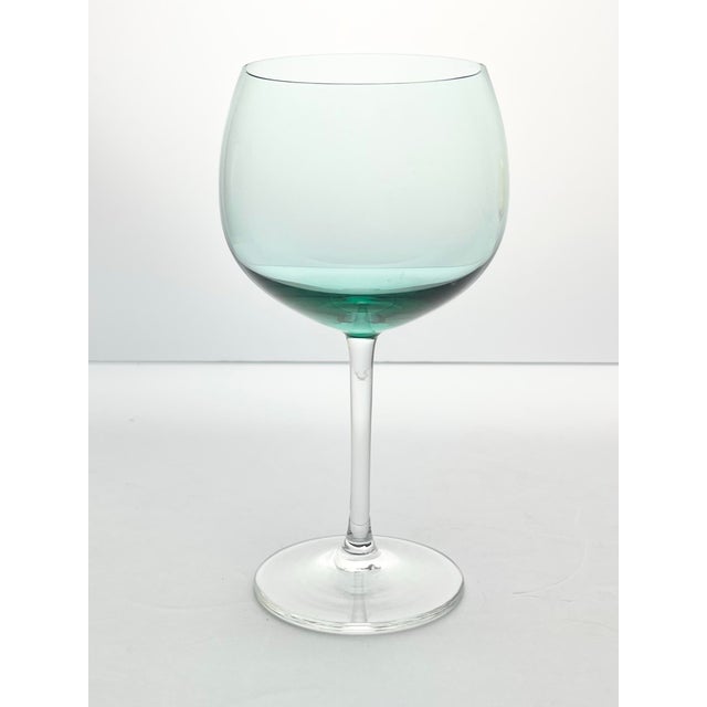 Glass Set of 5 Colorful Balloon Wine, Water or All Purpose Glasses For Sale - Image 7 of 8