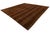 Modern Hand-Knotted Tibetan Wool & Silk Area Rug in Rust Terracotta & Espresso For Sale - Image 10 of 11