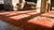 1930s Orange Floral Modern Antique Chinese Art Deco Rug 11'9" X21'6" Hand Knotted Wool Carpet For Sale - Image 9 of 10