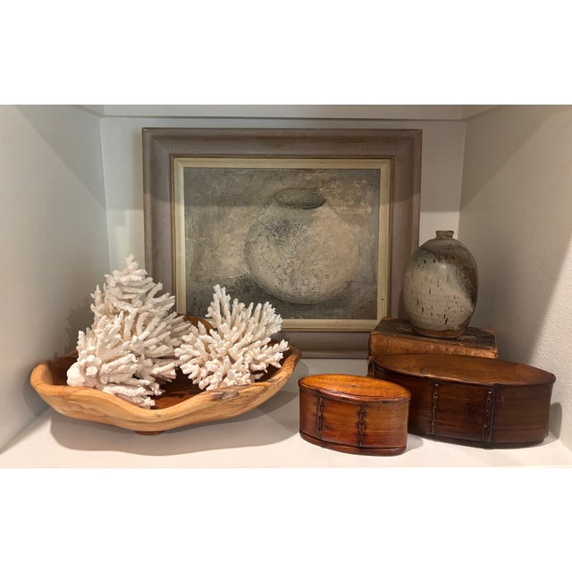 Lovely decorative boxes with warm patina that would make the perfect finishing touch to your coffee table, bookcase or...