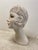 Vintage mid century chalkware millenery bust of pretty girl. Measures 15" high by 6" wide x 9" deep at widest parts. Very...