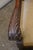 Antique Carved Wood Arm / Throne Chair Straw / Hair Stuffed W/ Metal Rivets For Sale - Image 9 of 17