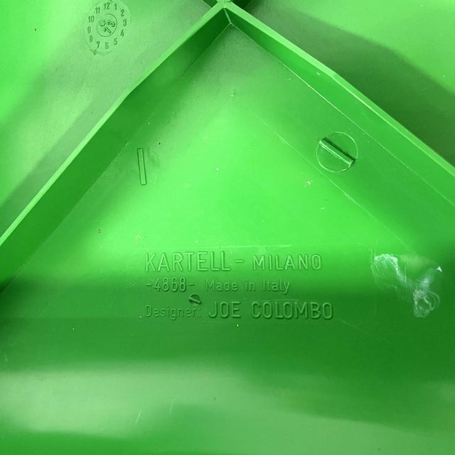 Green Model 4868 Universale Chair by Joe Colombo for Kartell, 1970s For Sale - Image 14 of 15