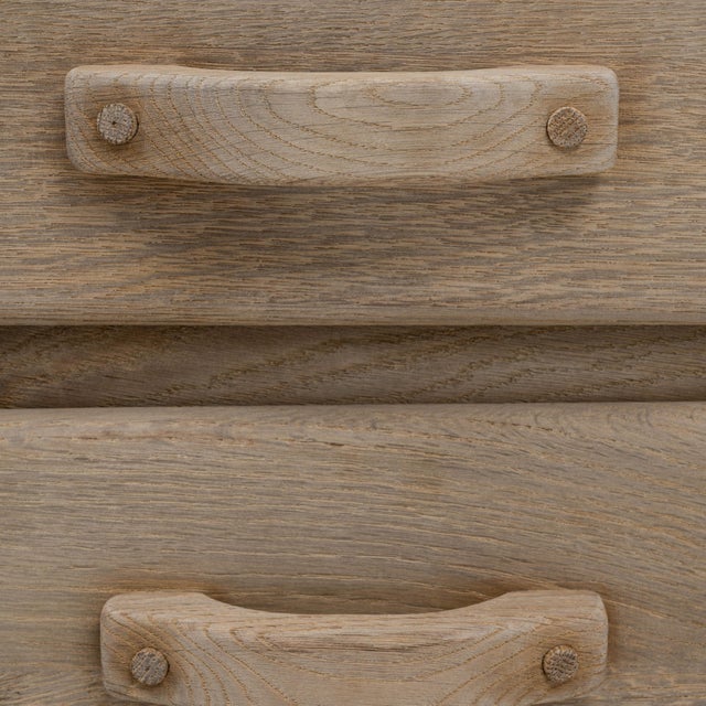 Late 20th Century French Oak Chest Of Drawers For Sale - Image 9 of 18