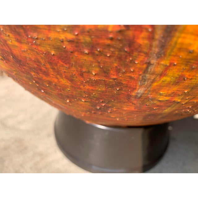 Large Mid Century Modern Pottery Lamp For Sale In Reno/Lake Tahoe - Image 6 of 7