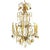 Italian Beaded Glass Chandelier For Sale